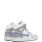 Air Jordan 1 Mid Wmns 'Wolf Grey Aluminum' (Sz 12W)